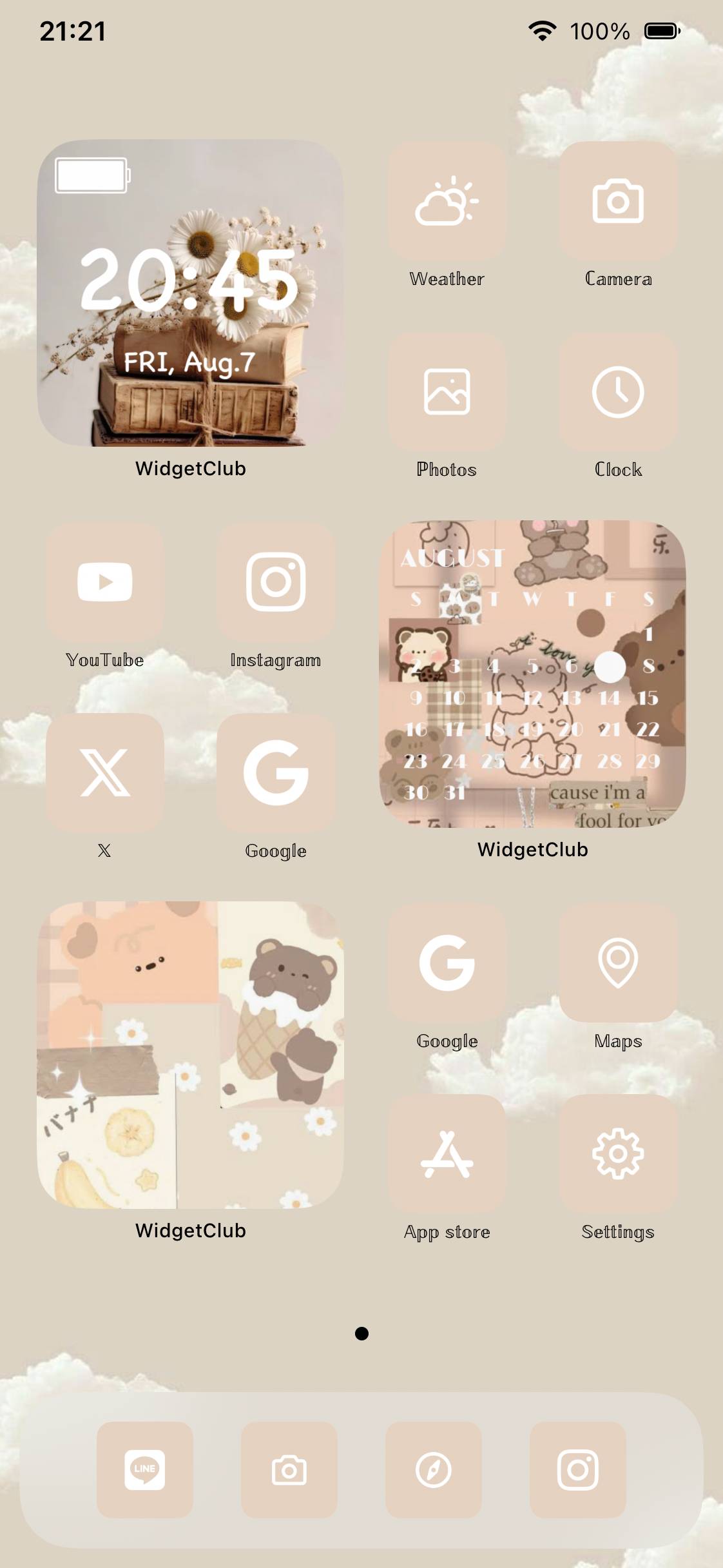 茶色シンプルHome Screen ideas[BodPtU4pGv00pbpwEtYy]