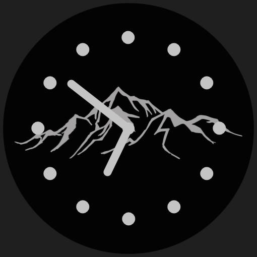 mountain clock Clock Widget ideas[AfiNRfTJk5u14yIoqKIs]