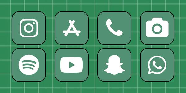 Green Paquete de iconos de aplicaciones[ouW4gXu7KB2L7HnowUNK]