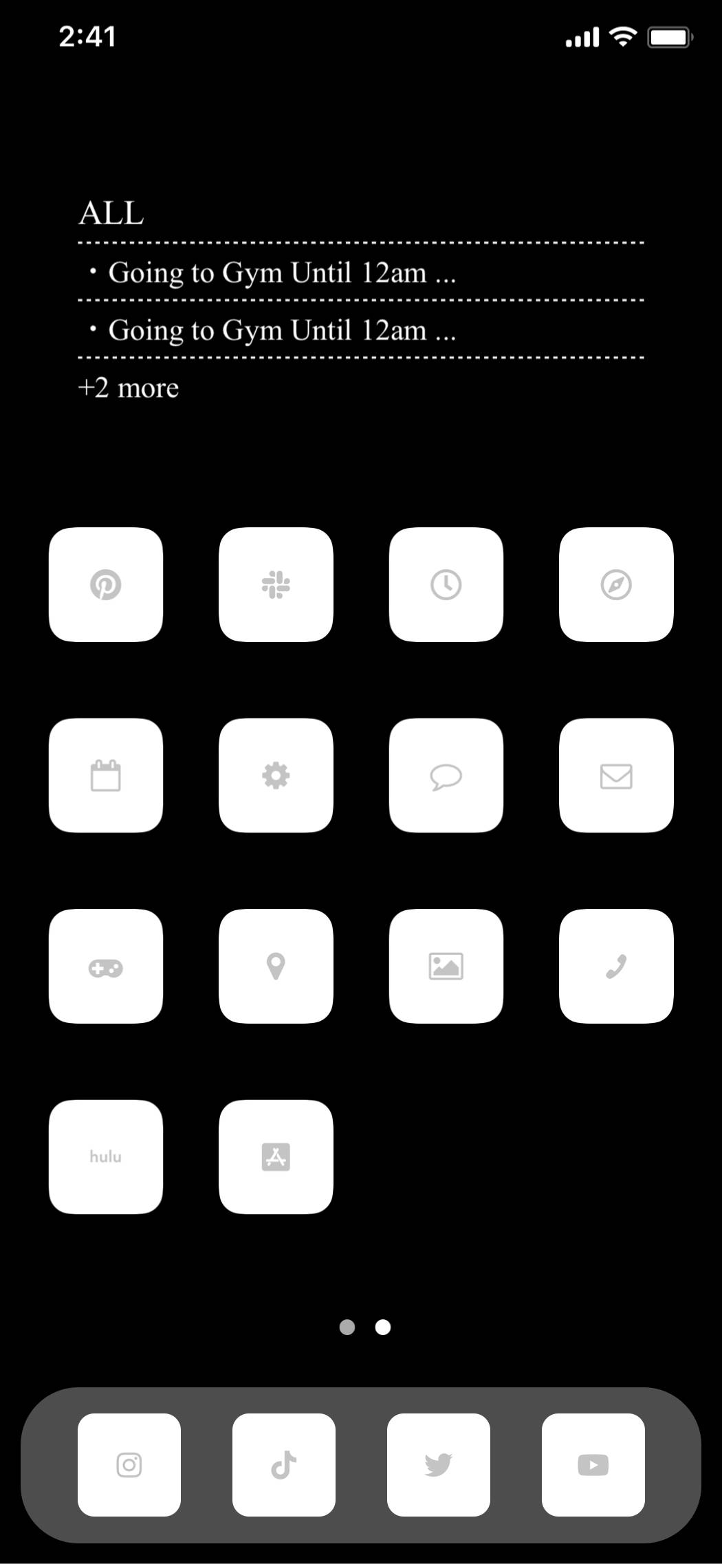 モノクロ🩶Home Screen ideas[e5lwrMW7lqmXnHBQVVzy]