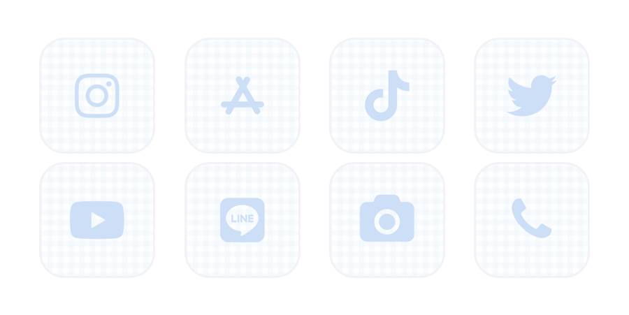 青系 App Icon Pack[iOGfeVytoM3ahe230p1O]