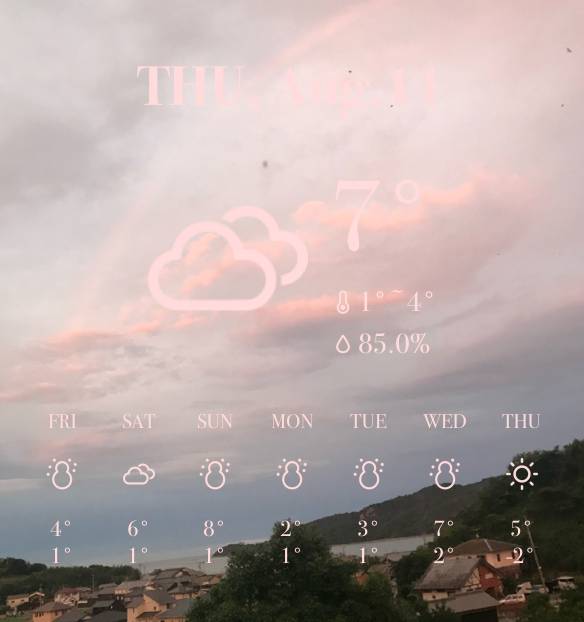 天気Weather Widget ideas[pxL7LKDDdeai9wOapS15]