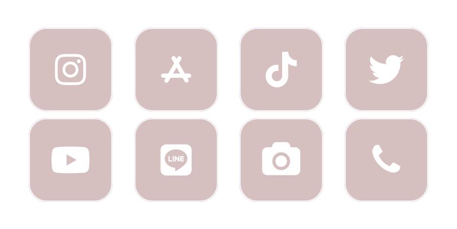 Pink App Icon Pack[MFJHr48JmV17vi5vjQfF]