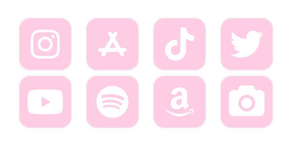 pink חבילת אייקונים של אפליקציה[obIZE5IsO29MjswDD6sw]
