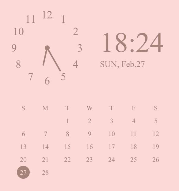 Pretty Clock Widget ideas[XQJronD6XfmEB9OEJW2Z]