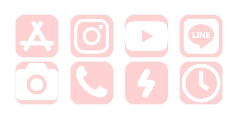 ピンク Paquete de iconos de aplicaciones[3ebMO50qxxSTS3GRoT8H]