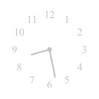 Horloge Idées de widgets[64VtXUp5lr3qCpwM6E1h]