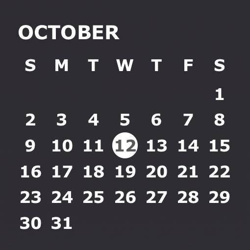 Calendario Ideas de widgets[iij4hY5LNuJCLgyWCcFs]