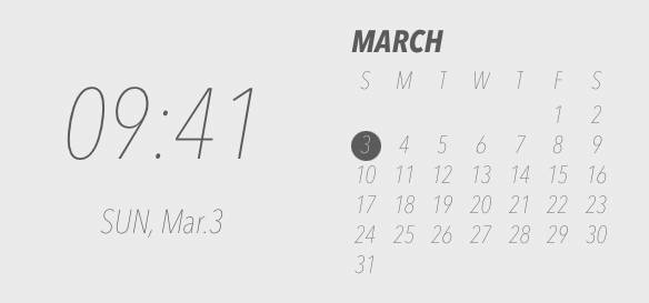Simple Calendar Widget ideas[DRLzNwr4KJy3lIxfXGZN]