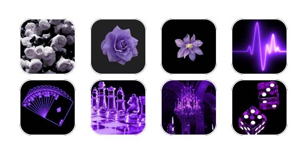紫 App-Symbolpaket[mUoH7NDnZEwVDehb8GlK]