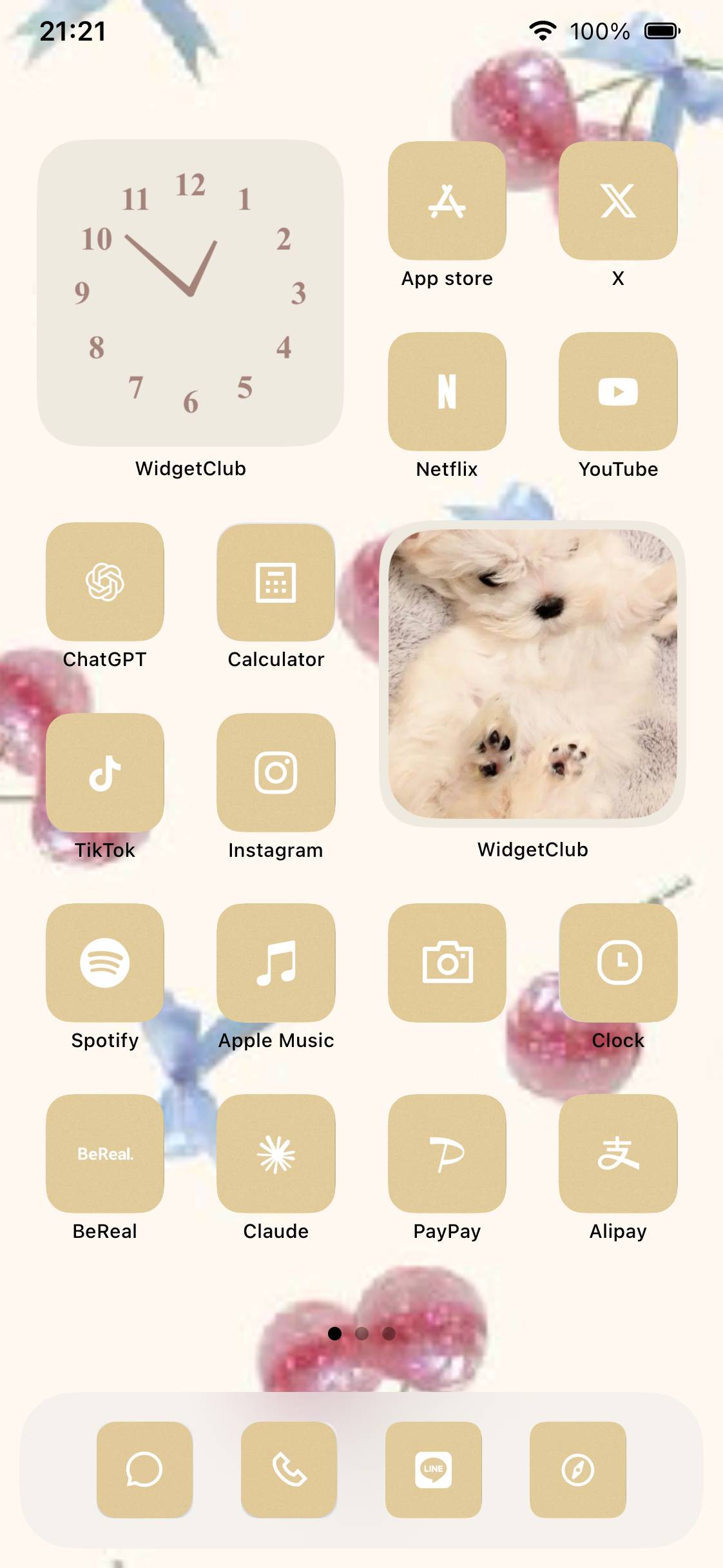 シンプルイズベストｯ！Home Screen ideas[Dl1KBzOfRGwdllbO4L34]