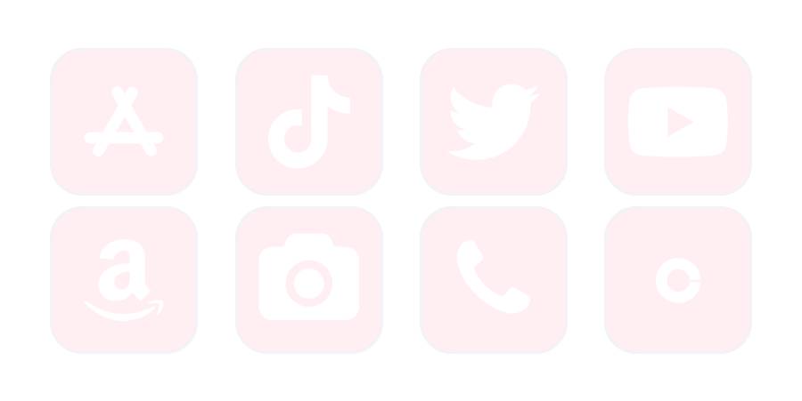 ピンクかわいい App Icon Pack[9B9j5vCFNJHEL7OSN4G4]