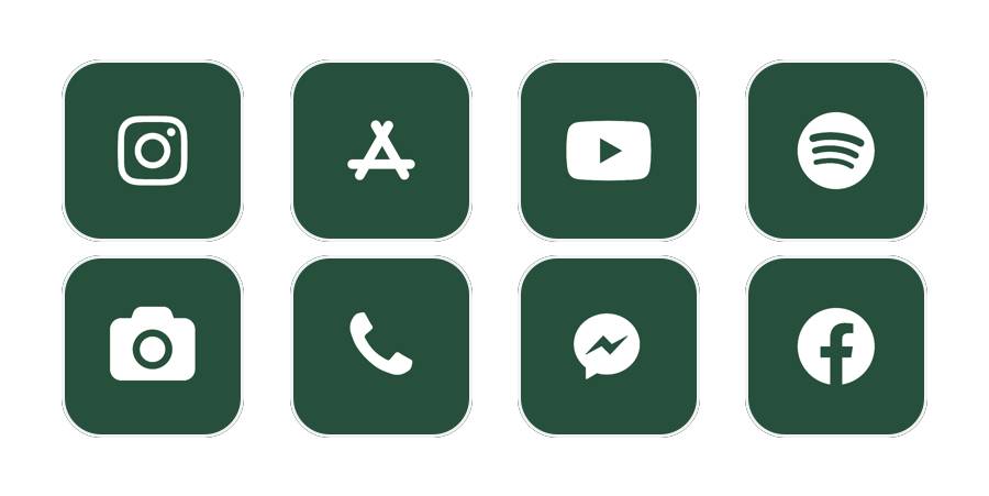 Green Pack d'icônes d'application[RxYE9EEaeZYBpO8FaZmQ]