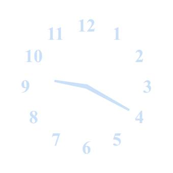 clock Horloge Idées de widgets[4B2czC0kJePY5ve3GkIe]