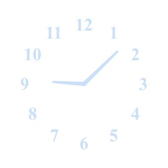 clock Horloge Idées de widgets[jxuWnkXrc2O84QKuYEdw]
