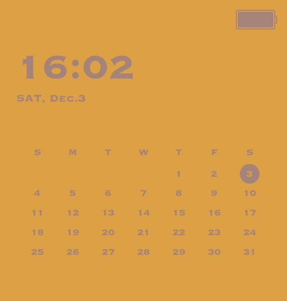 Calendario Ideas de widgets[ovEi2zofqqzQK5TC5TCx]