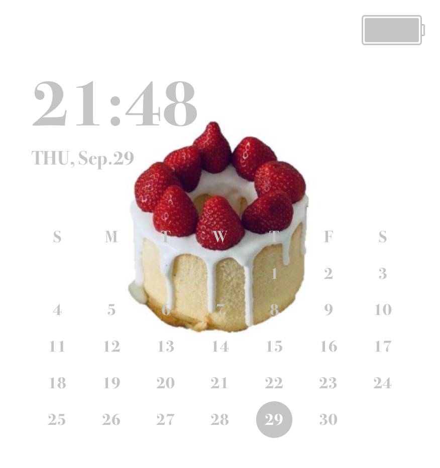 シンプル/茶色🟤 Calendar Widget ideas[LpXQBn3hyIC0yQKc8WBe]