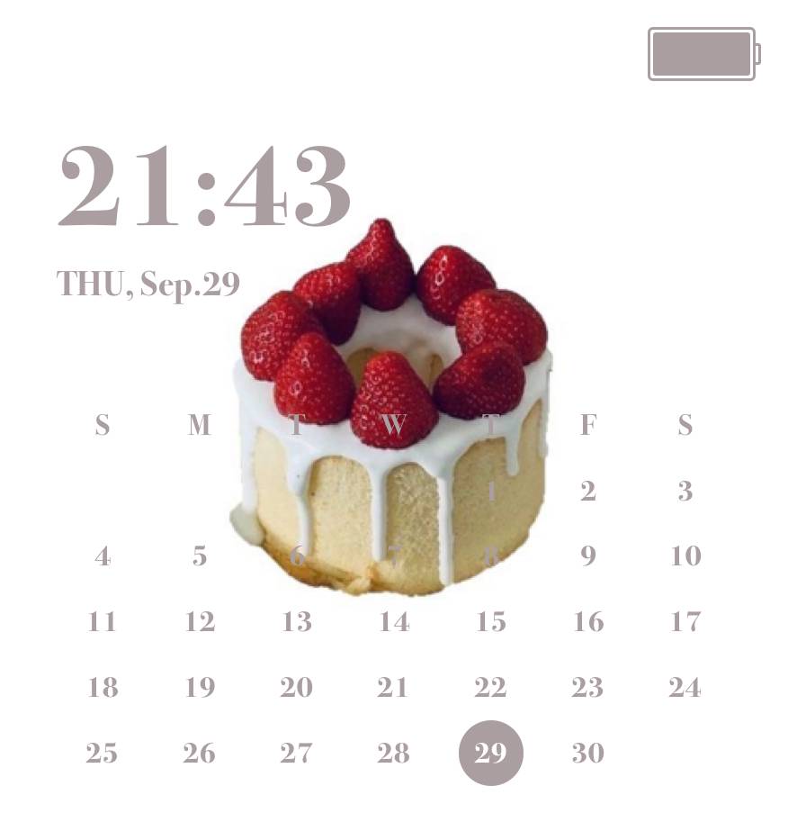 シンプル/茶色🟤 Kalendar Ideje za widgete[mQD0HnHW8885AdIhPQvL]