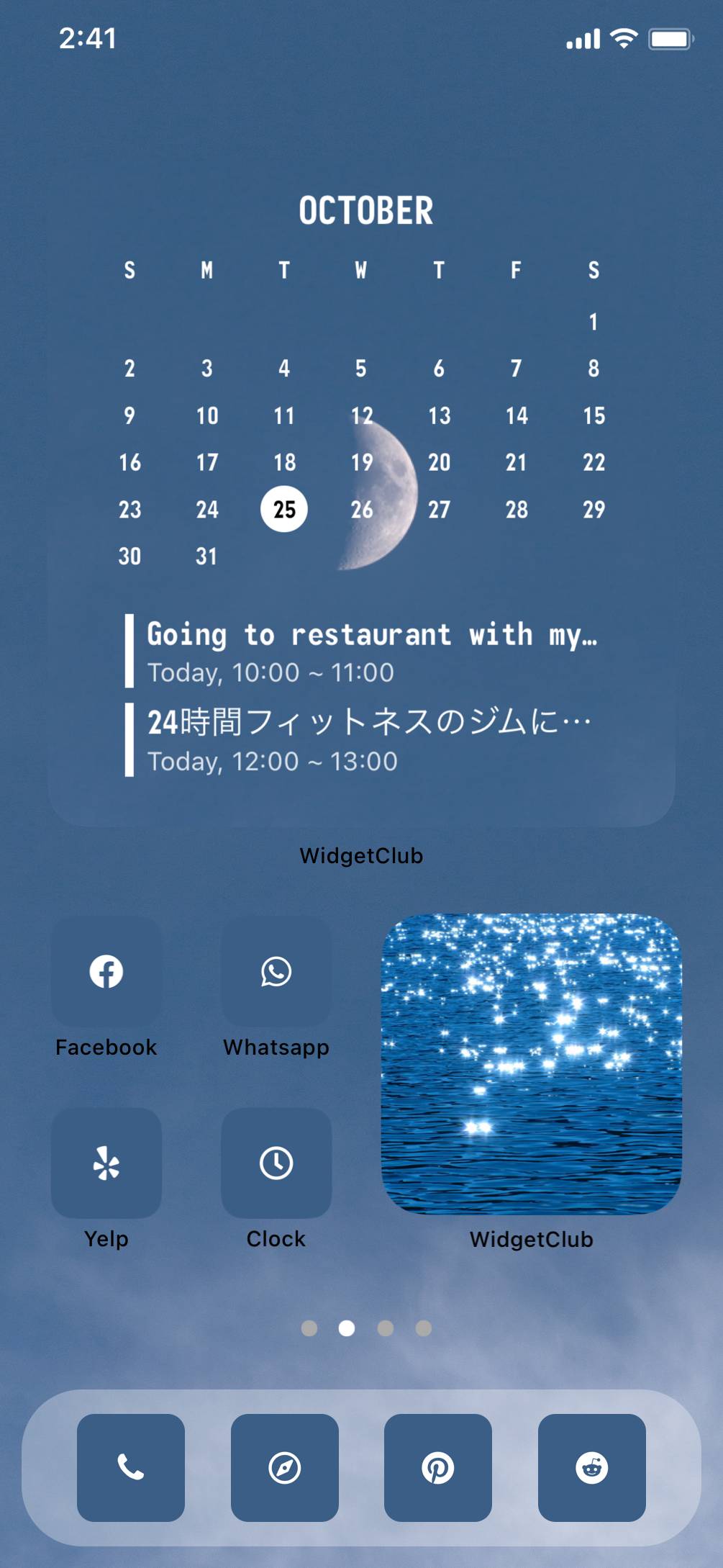 blue luna home screen theme🌙Home Screen ideas[Oa9sdtNFOtO4R6KJlDH7]