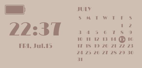 brown bear widget Calendar Widget ideas[3D40AOYNPauPC0b26g5o]