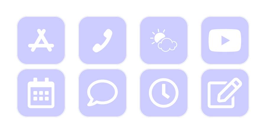 purple Pack d'icônes d'application[OZXF1aTVUMeVigCA3eJJ]