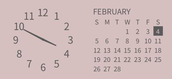 シンプルなカレンダー Uhr Widget-Ideen[hDzn8mQD2QgxVRavPLGb]