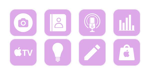 Violet App Icon Pack[o7rBK0qD2cpUFCUt2WjP]
