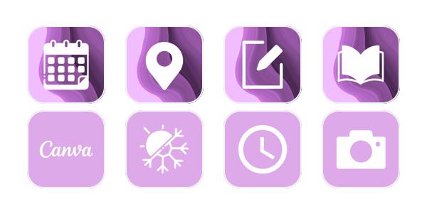 violet Pachetul de pictograme pentru aplicație[VeDnqk4TDOVZo5xJVtR2]