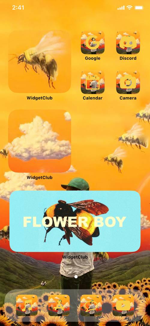 Flower Boy Идеје за почетни екран[KGd3JTVzW0iQHKunfkPb]