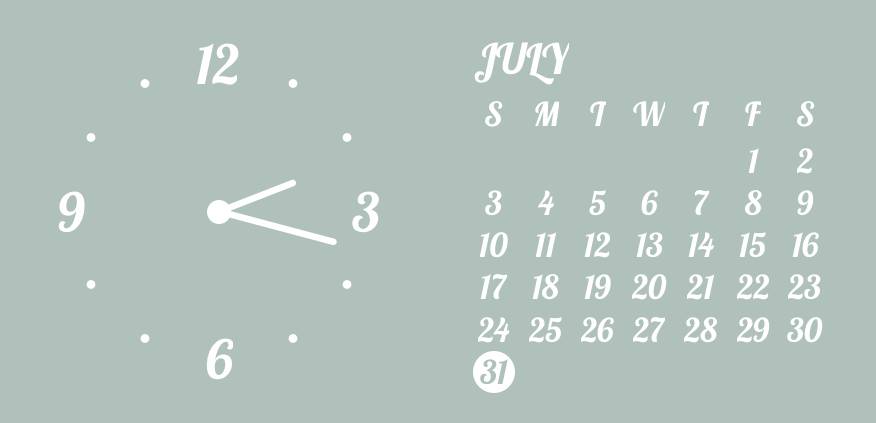 calendar Ρολόι Ιδέες για widget[XHHTEgkSMwc2UfH2ZLQx]