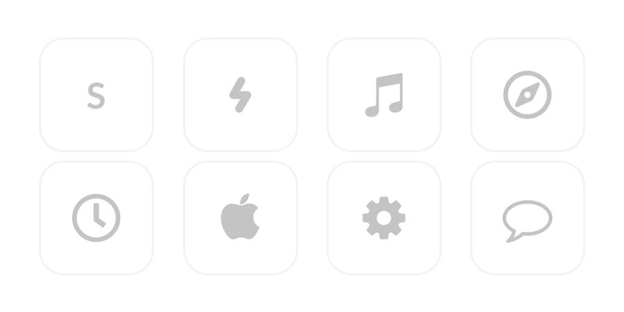 シンプルApp Icon Pack[bOJy9Do8HGLWZmgq1NmS]