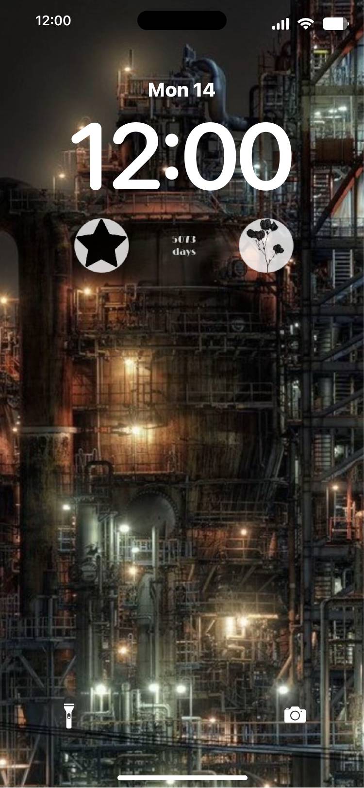 工場夜景 Zaklenjen zaslon[QnoGCIRFVc00dj1krgnl]