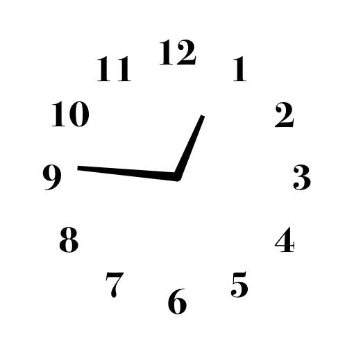 Horloge Idées de widgets[KqS9sZC4CVikwYVfOAUk]