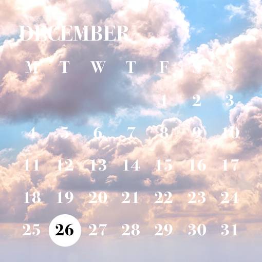雲 Calendar Widget ideas[MdPdVxP8bhmdyJkia9Qs]