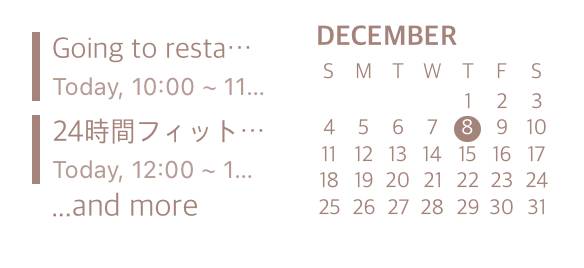 カレンダー Kalendar Idea widget[KbzXRCsS2w2Eg41PLdGq]