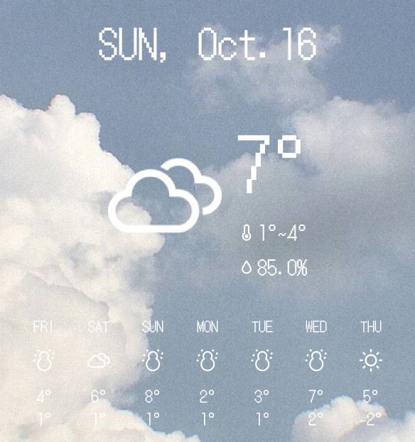Weather Widget ideas[4uJDwInxbZFkQA7FdKRc]