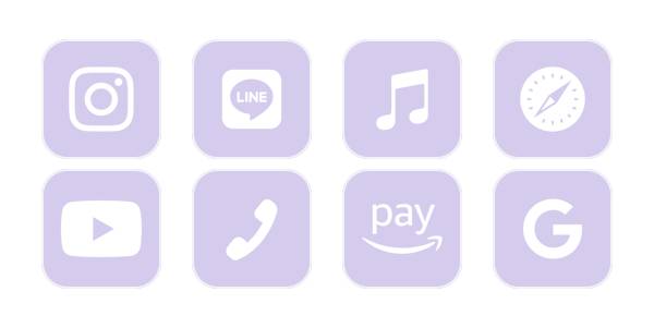 Light Purple App Icon Pack[4eA0okxVNzfpuLOU62mZ]
