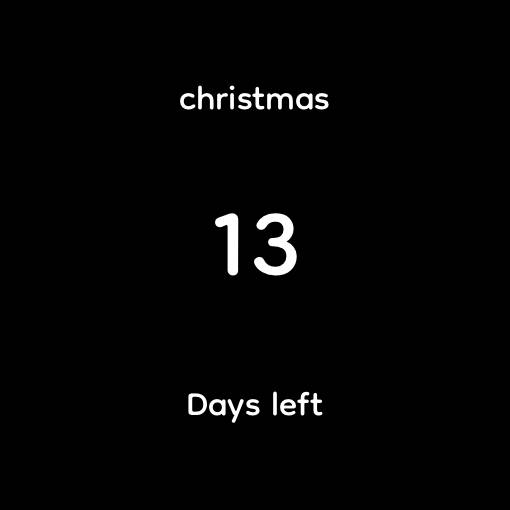 christmas Countdown Widget-Ideen[FJy8vbK37JpMKurG9mxe]
