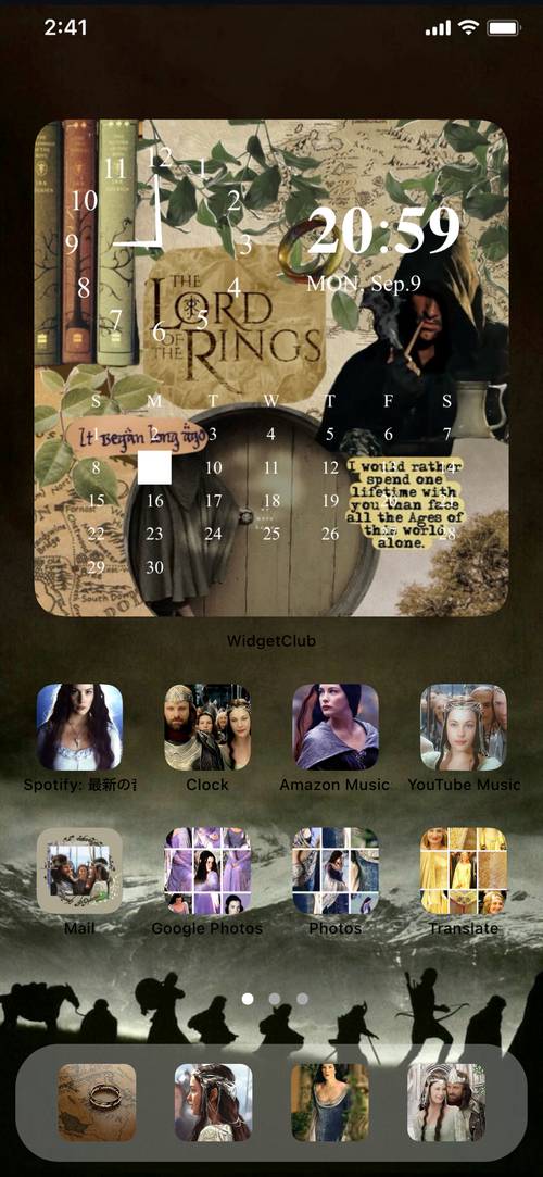 the Load of the Rings Home Screen ideas[NRpc7Lb2pbZC4dv5MJmm]