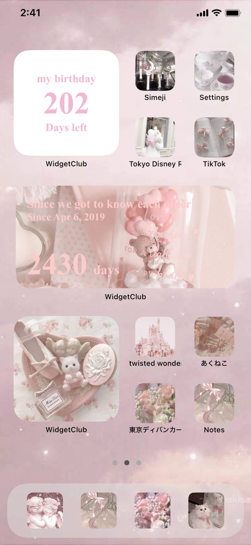 pink core🎀🐱Home Screen ideas[mjyVK5v0nKdFFvb7wiG4]