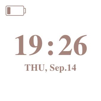 Time Widget ideas[5CAP5ESM9VeGGTQcf1Tn]