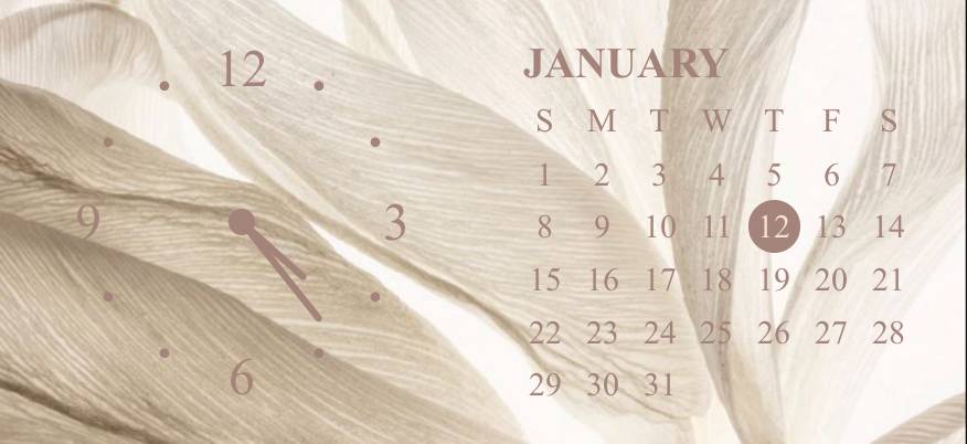 clock＆calendar Orologio Idee widget[omBqWJZkGyubyY7ABSuZ]