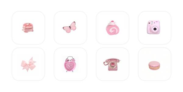 ピンク App Icon Pack[Vp0INpAFYuZpA29CpeZO]