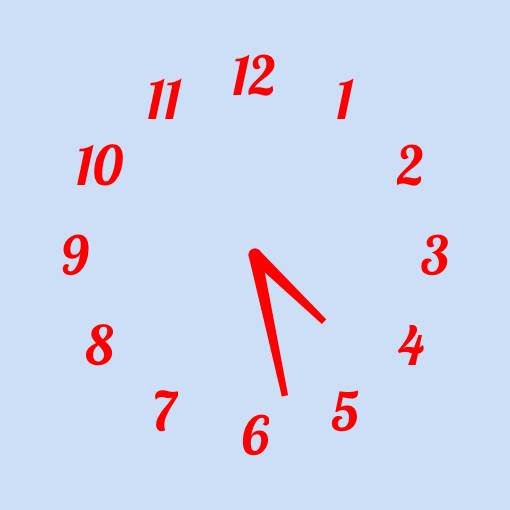 Light blue Horloge Idées de widgets[templates_0SO8LAWVbMs1bwAZ0j3k_81C2683B-5473-4076-AB28-E556C78FD918]