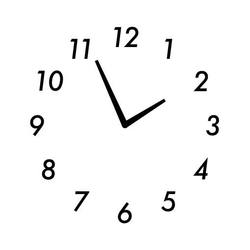 White Clock Widget ideas[wu09xVLrJ2Y7VHwlqQJF]
