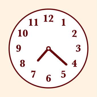 Simple Clock Widget ideas[templates_21P8RTvfjE9GNurGHoBg_259A6B3F-74EA-4A1F-9708-6825689013F9]