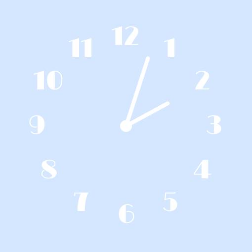 pastel blue widget Годинник Ідеї для віджетів[irx7US6AJ21vJx6AsuTt]