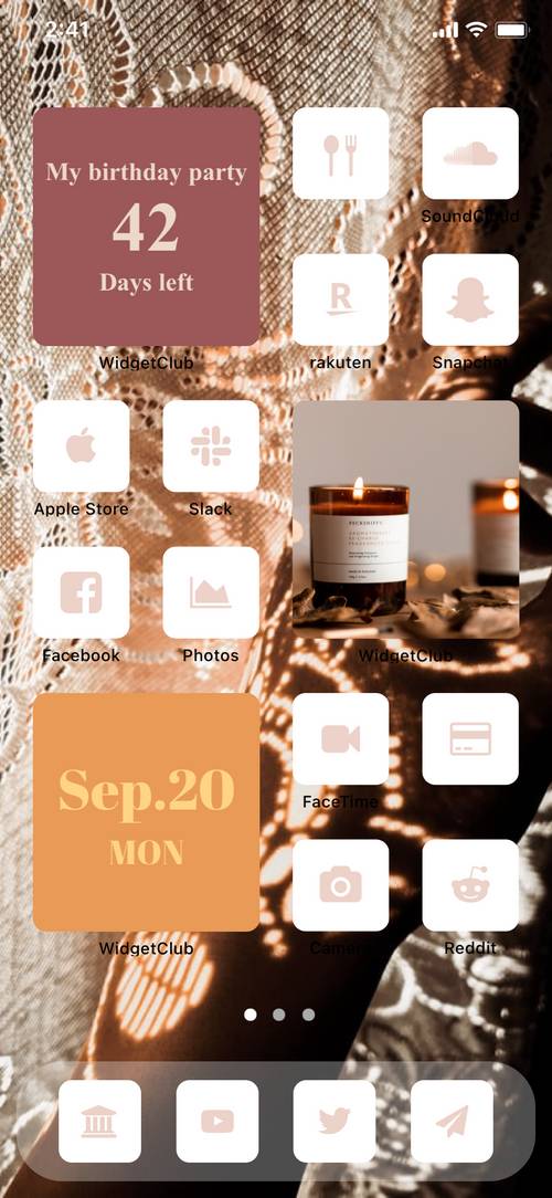 autumn widget Home Screen ideas