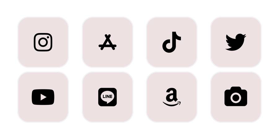 pink icons Paquete de iconos de aplicaciones[68RAHMnMG5vZZnzPZSuo]