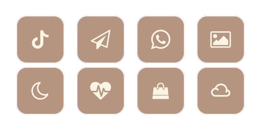 Brown icons🐻🤎🤎 App Icon Pack